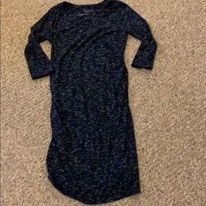 Navy maternity dress